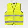 Chaleco reflectante alta visibilidad ligero unisex C3610. Color amarillo a. V..
