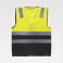 Chaleco reflectante alta visibilidad ligero unisex C3615. Color amarillo a. V./negro.