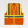 Chaleco reflectante alta visibilidad ligero unisex C3620. Color naranja a. V./amarillo a. V..