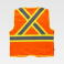 Chaleco reflectante alta visibilidad ligero unisex C3621. Color naranja a. V./amarillo a. V..