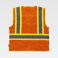 Chaleco reflectante alta visibilidad ligero unisex C3623. Color naranja a. V./amarillo a. V..
