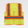 Chaleco reflectante alta visibilidad ligero unisex C3623. Color amarillo a. V./naranja a. V..