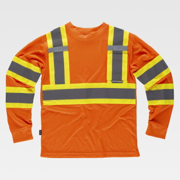 Camiseta alta visibilidad manga larga unisex C3633