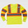 Camiseta alta visibilidad manga larga unisex C3633. Color amarillo a. V./naranja a. V..
