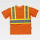 Camiseta alta visibilidad unisex C3645. Color naranja a. V./amarillo a. V..