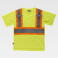 Camiseta alta visibilidad unisex C3645. Color amarillo a. V./naranja a. V..