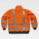 Cazadora alta visibilidad mangas desmontable unisex C3720. Color naranja a. V..