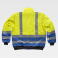Cazadora alta visibilidad mangas desmontable unisex C3740. Color azul ina/amarillo a. V..
