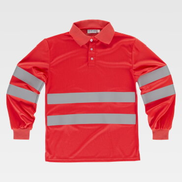 Polo alta visibilidad manga larga unisex C3837