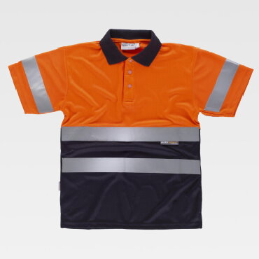 Polo alta visibilidad combinado unisex C3860