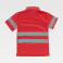 Polo alta visibilidad unisex C3887. Color rojo a. V..