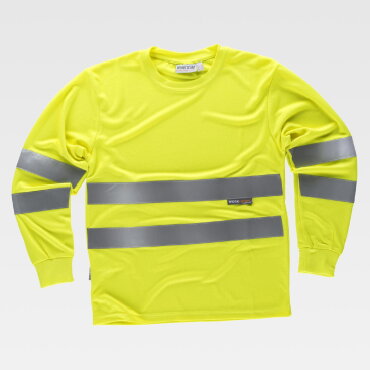 Camiseta alta visibilidad manga larga unisex C3933
