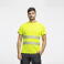 Camiseta alta visibilidad unisex C3970. Color amarillo a. V..
