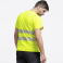 Camiseta alta visibilidad unisex C3970. Color amarillo a. V..
