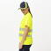 Camiseta alta visibilidad unisex C3970. Color amarillo a. V..