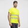 Camiseta alta visibilidad unisex C3970. Color amarillo a. V..