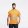 Camiseta alta visibilidad unisex C3970. Color naranja a. V..