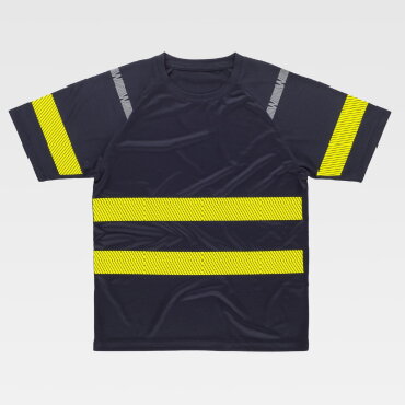 Camiseta reflectante micropiqué unisex C3978