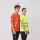 Camiseta alta visibilidad unisex C3980. Color amarillo a. V..