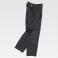 Pantalón de trabajo multibolsillos unisex C4015. Color negro.