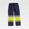 Pantalón alta visibilidad multibolsillos unisex C4018. Color azul marino/amarillo a. V..