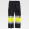 Pantalón alta visibilidad multibolsillos unisex C4018. Color negro/amarillo a. V..