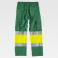 Pantalón alta visibilidad multibolsillos unisex C4018. Color verde pistacho/amarillo a. V..