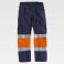 Pantalón alta visibilidad multibolsillos unisex C4018. Color azul marino/naranja a. V..