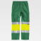 Pantalón alta visibilidad multibolsillos unisex C4018. Color verde pistacho/amarillo a. V..