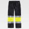 Pantalón alta visibilidad multibolsillos unisex C4018. Color negro/amarillo a. V..