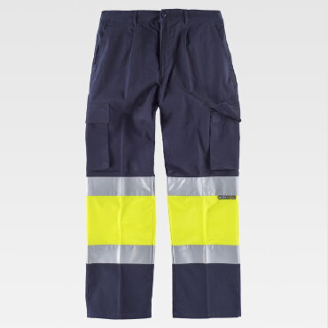 Pantalón alta visibilidad multibolsillos unisex C4019