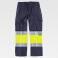 Pantalón alta visibilidad multibolsillos unisex C4019. Color azul marino/amarillo a. V..