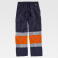 Pantalón alta visibilidad multibolsillos unisex C4019. Color azul marino/naranja a. V..