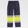 Pantalón alta visibilidad multibolsillos unisex C4019. Color azul marino/amarillo a. V..