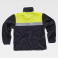 Chaqueta polar alta visibilidad combinada unisex C4020. Color azul marino/amarillo a. V..