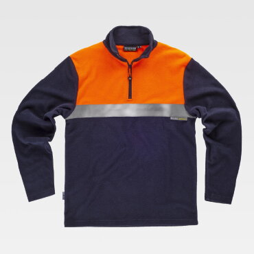 Polar alta visibilidad media cremallera unisex C4021