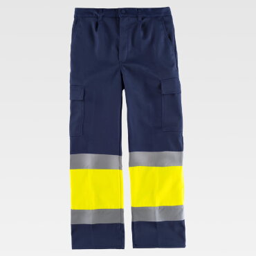 Pantalón alta visibilidad multibolsillos unisex C4028
