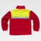 Chaqueta polar alta visibilidad combinada unisex C4030. Color rojo amarillo a. V..