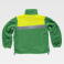 Chaqueta polar alta visibilidad combinada unisex C4030. Color verde/amarillo a. V..