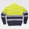 Jersey alta visibilidad unisex C5511. Color amarillo a. V./azul marino.