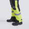 Mono de trabajo alta visibilidad impermeable acolchado unisex C7020. Color negro/amarillo a. V..