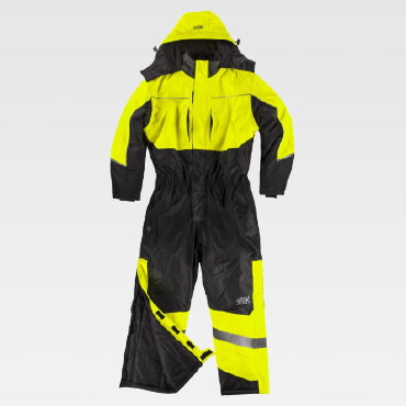 Mono de trabajo alta visibilidad impermeable acolchado unisex C7020