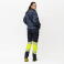Cazadora alta visibilidad reversible acolchada unisex C8210. Color amarillo a. V./azul marino.