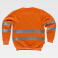Sudadera alta visibilidad unisex C9030. Color naranja a. V..