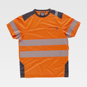 Camiseta alta visibilidad con bolsillo unisex C9241