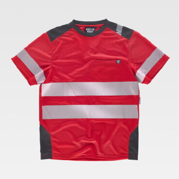 Camiseta alta visibilidad con bolsillo unisex C9242