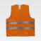 Chaleco reflectante alta visibilidad ligero unisex HVTT01. Color naranja a. V..