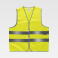 Chaleco reflectante alta visibilidad ligero unisex HVTT01. Color amarillo a. V..