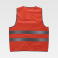 Chaleco reflectante alta visibilidad ligero unisex HVTT02. Color rojo a. V..