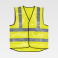 Chaleco reflectante alta visibilidad ligero unisex HVTT20. Color amarillo a. V..